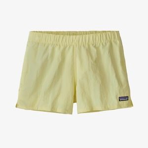 W's Barely Baggies 2.5" Patagonia Shorts (Yellow, Small)